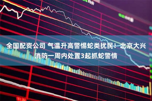 全国配资公司 气温升高警惕蛇类扰民！北京大兴消防一周内处置3起抓蛇警情